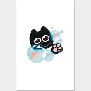 BubbleCat Posters and Art